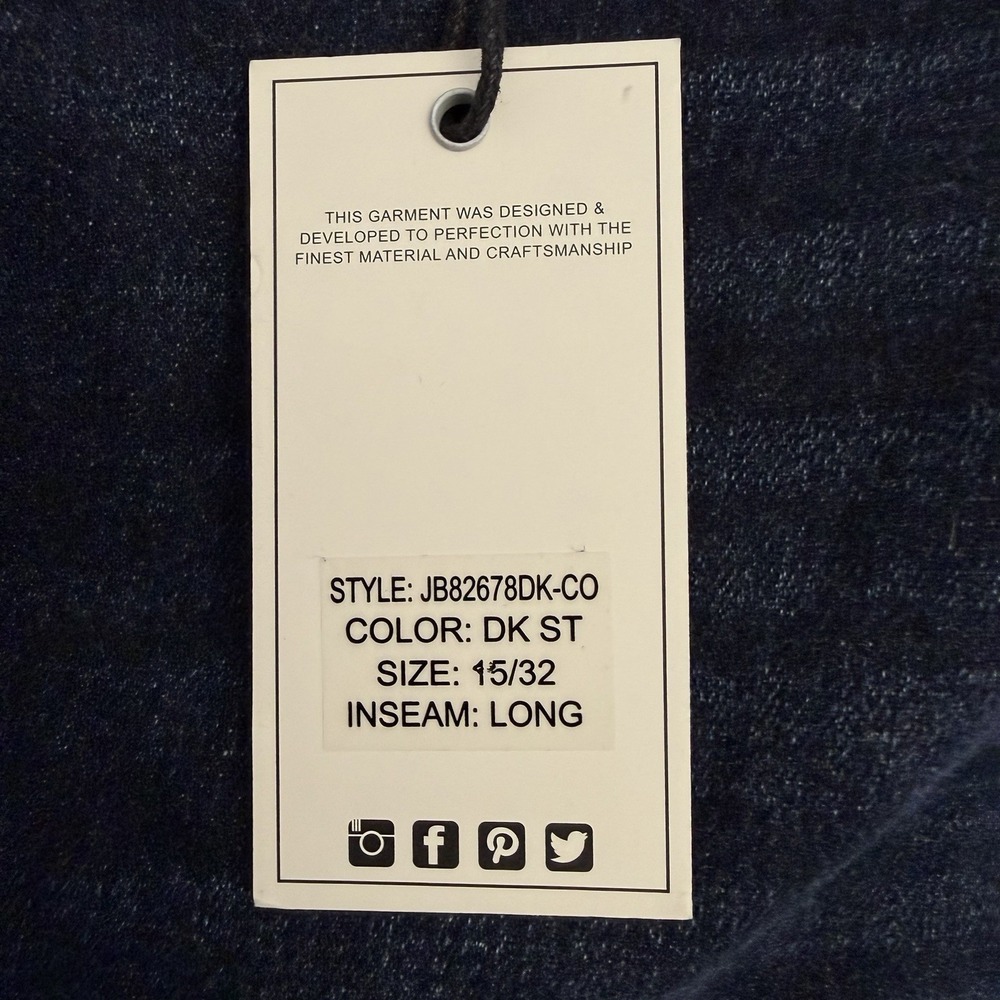 NWT Judy Blue 82678 High Waist Trouser Wide Leg Jeans Womens 15 Long 35 Inseam - Picture 6 of 16